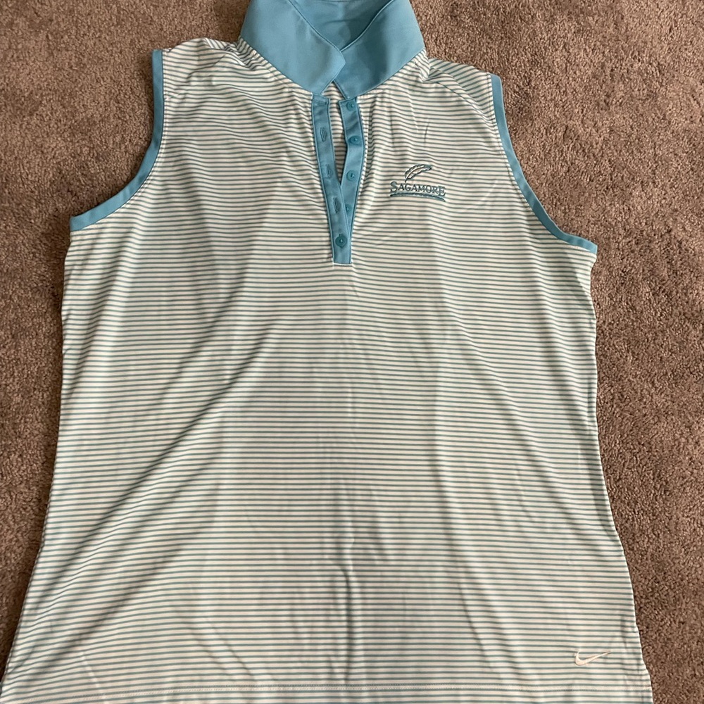 Nike Women’s Dri-fit Sleeveless Golf Polo